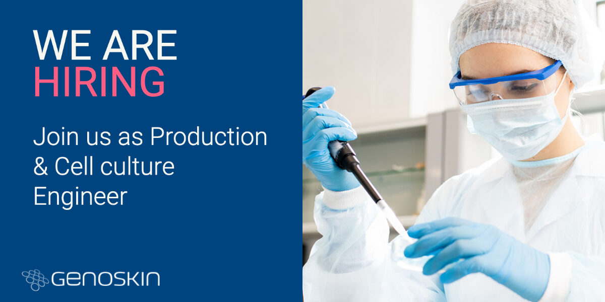 We are hiring. Join us as Production / Cell culture engineer