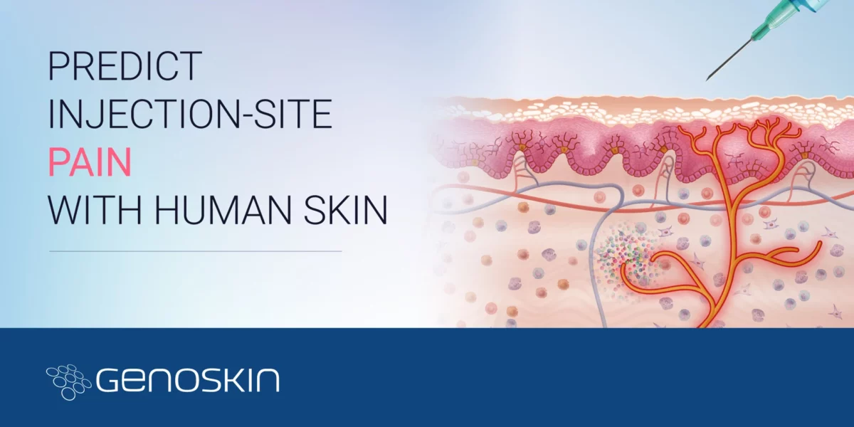 Predict injection site pain with human skin ex vivo platform (HypoSkin® coupled with ImmunoSafe®)