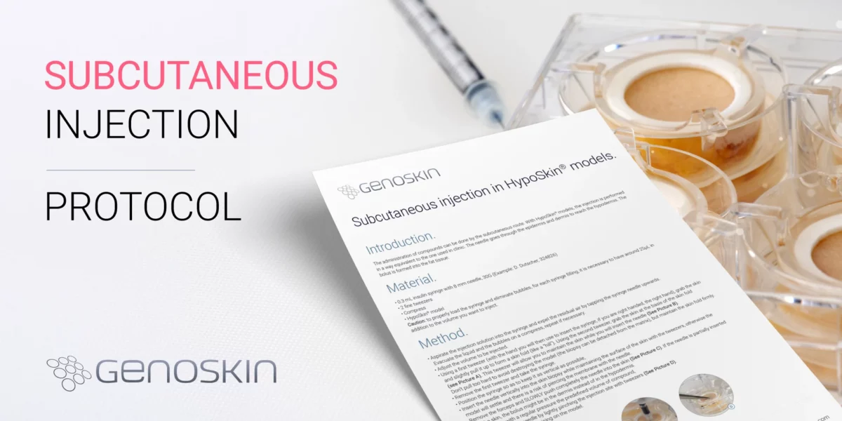 Subcutaneous injection in HypoSkin models