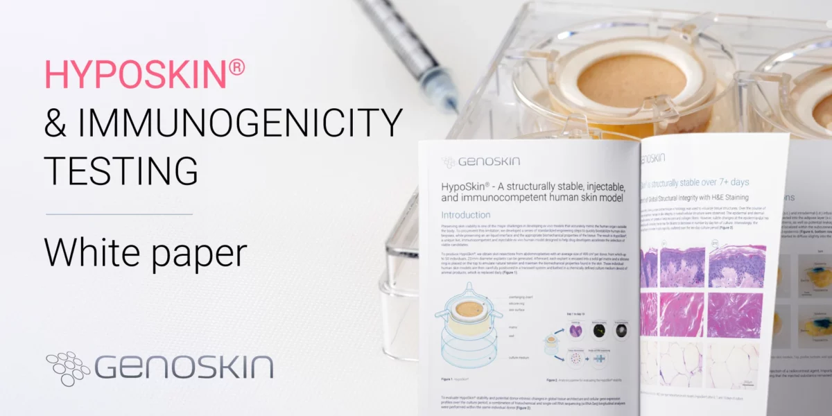 Detecting early immunogenicity with HypoSkin
