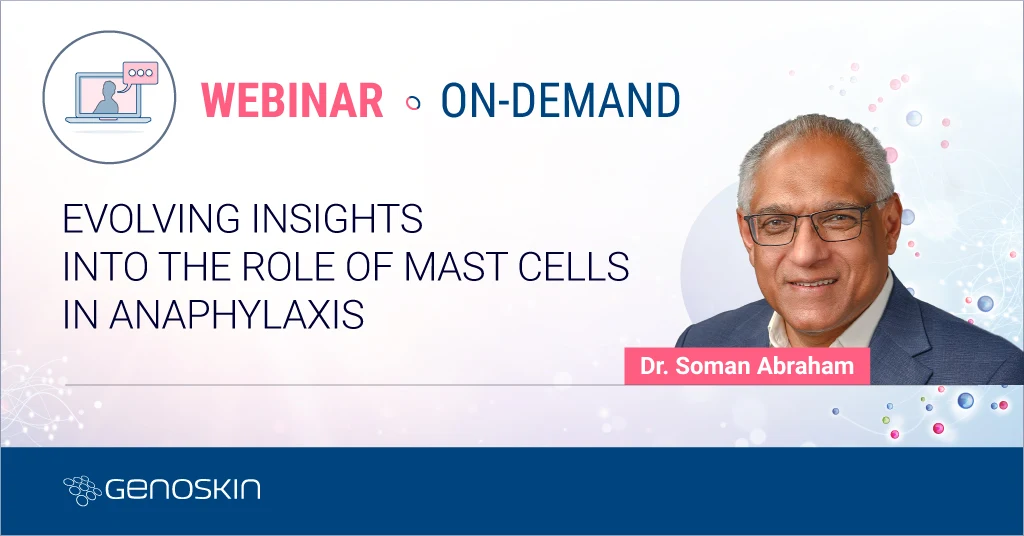 Webinar Mast cells and anaphylaxis: emerging mechanisms & pathways