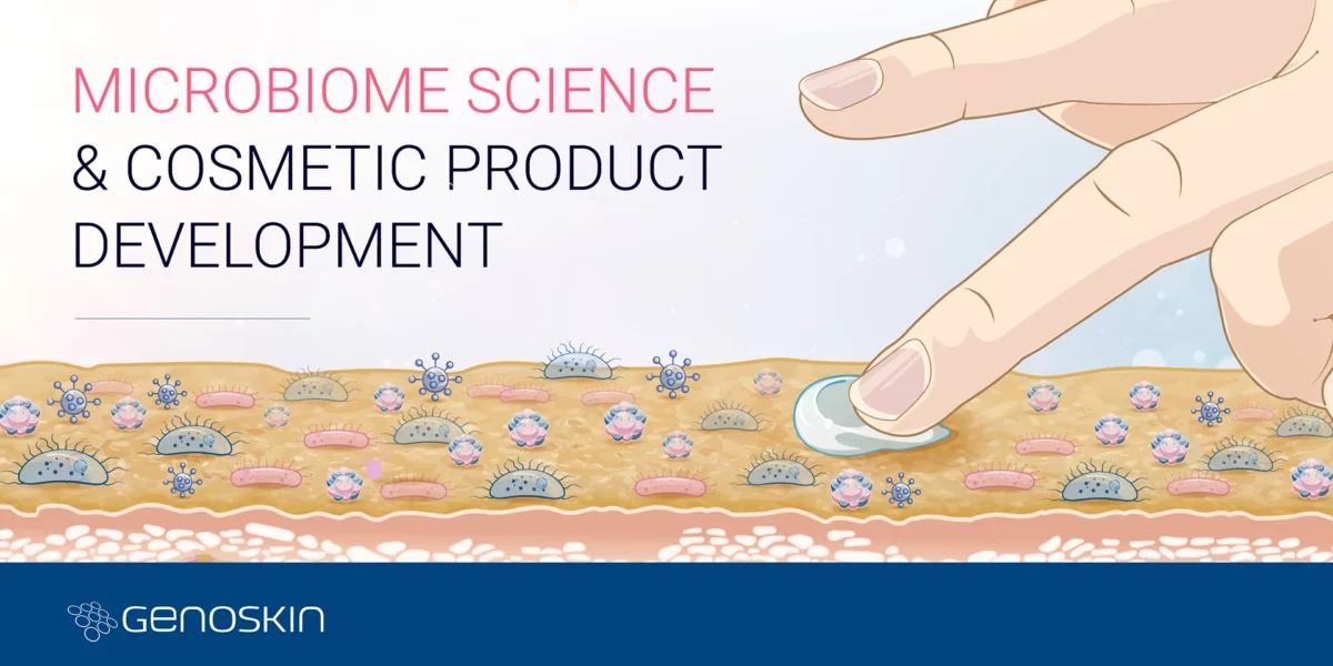 Integrating microbiome science with cosmetic product development