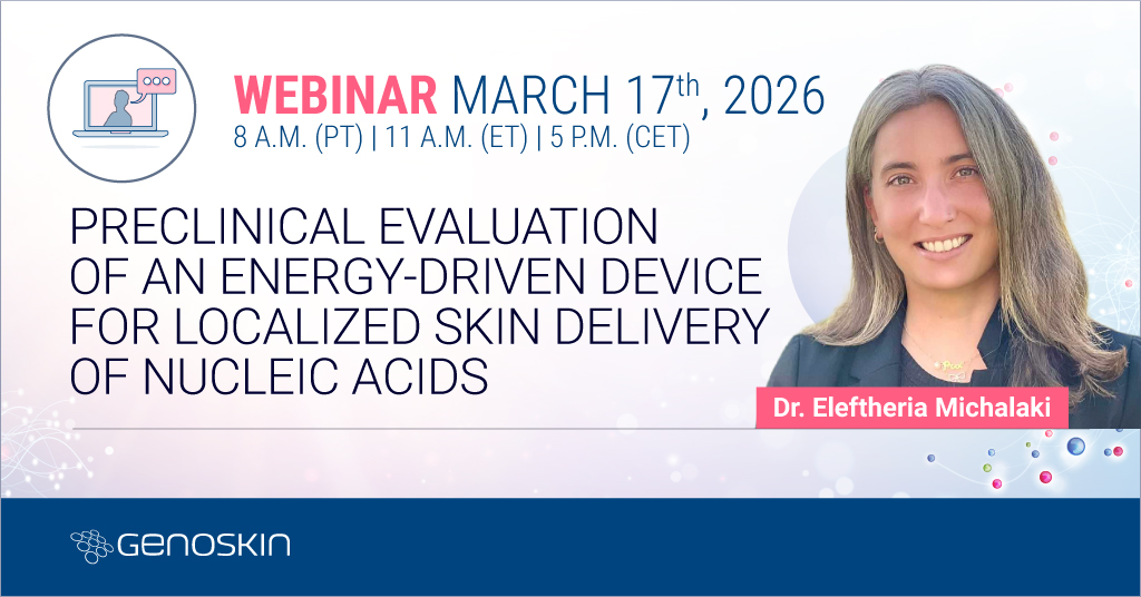 Genoskin webinar with Dr Eleftheria Michalaki