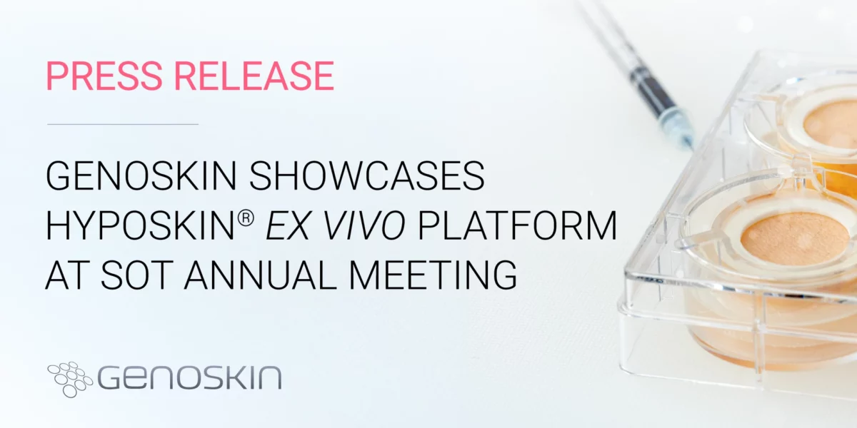 Genoskin showcases its HypoSkin® ex vivo platform with data from a collaboration with argenx